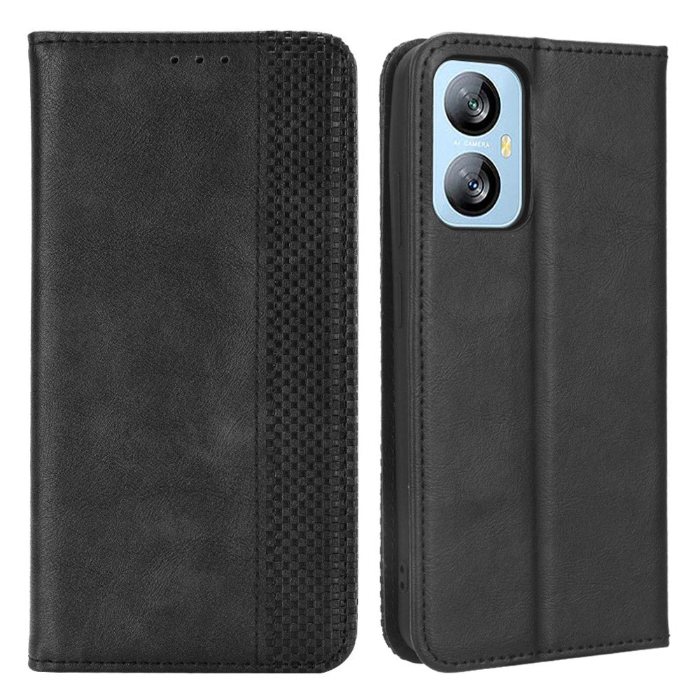 For Blackview A52 4G Dustproof Retro Texture Phone Case Leather Stand Phone Cover Wallet For Blackview A52 4G Dustproof Retro Texture Phone Case Leather Stand Phone Cover Wallet